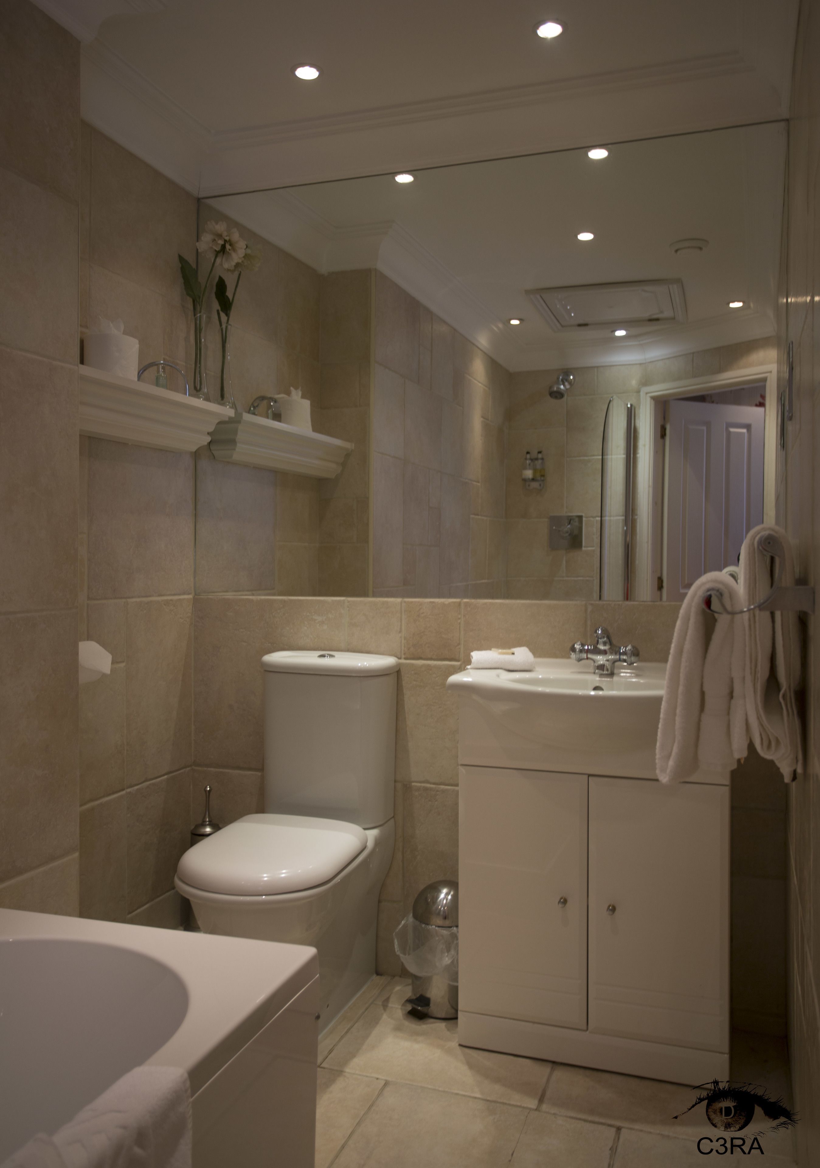 Shower, towels