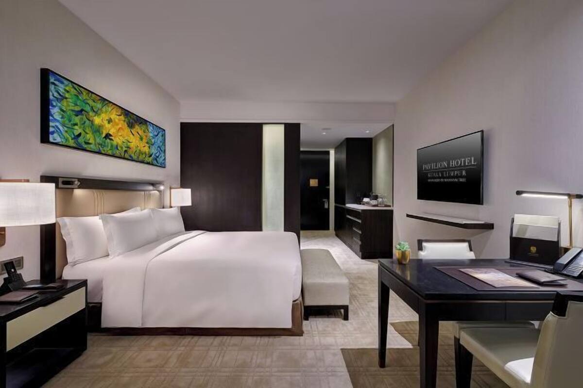 Literie de qualité supérieure, couette en duvet d'oie, minibar