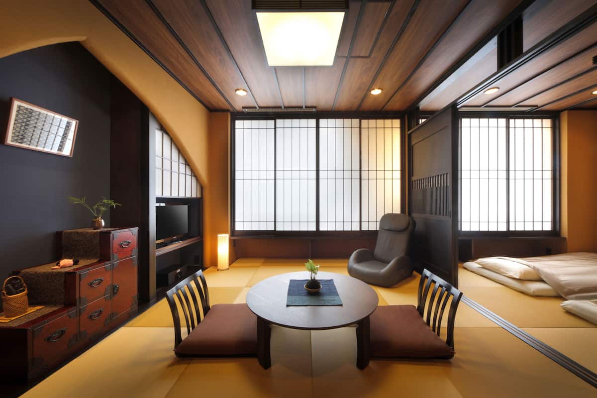 ห้องทราดิชันนัล, ปลอดบุหรี่, ห้องน้ำส่วนตัว (Superior Japanese Style,PrivateShower) | ตู้นิรภัยในห้องพัก, Wi-Fi ฟรี, ผ้าปูที่นอน