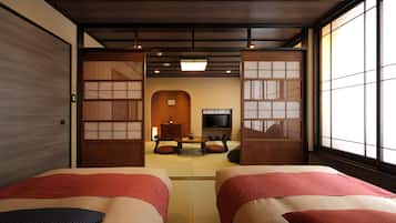 Chambre Tradition, non-fumeurs, salle de bains privée (Superior Japanese Style,PrivateShower) | Coffres-forts dans les chambres, Wi-Fi gratuit, draps fournis