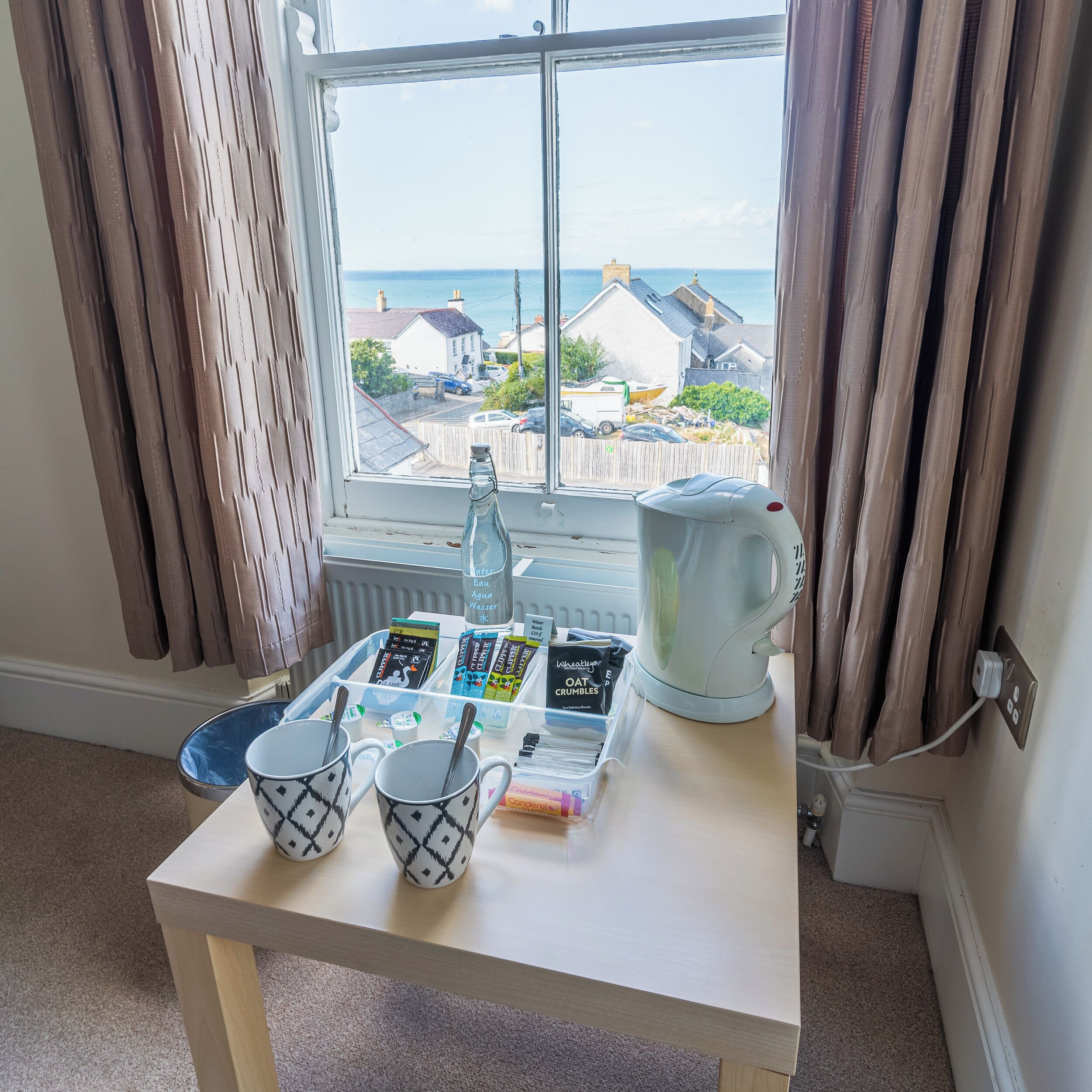 Double or Twin Room, Sea View (Room 7 2nd Floor) | Individually decorated, individually furnished, free WiFi, bed sheets