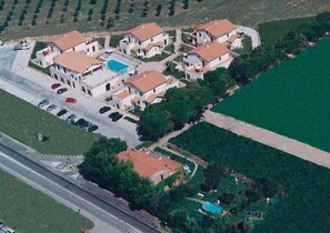 منظر من الجو على ارتفاع عالٍ