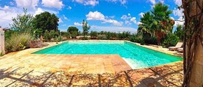 Seasonal outdoor pool, open 9:00 AM to 7:00 PM, sun loungers - Riposo Del Vento (Cisternino)