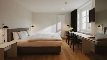 1 chambre, literie hypoallergénique, décoration personnalisée