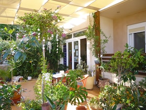 Quarto casal ou duplo | Terraço/pátio