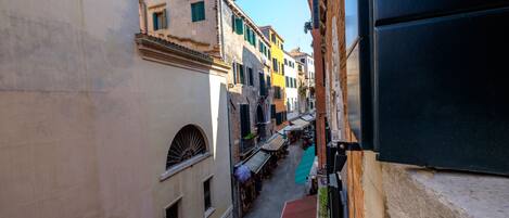 Vue depuis lâhĂ©bergement