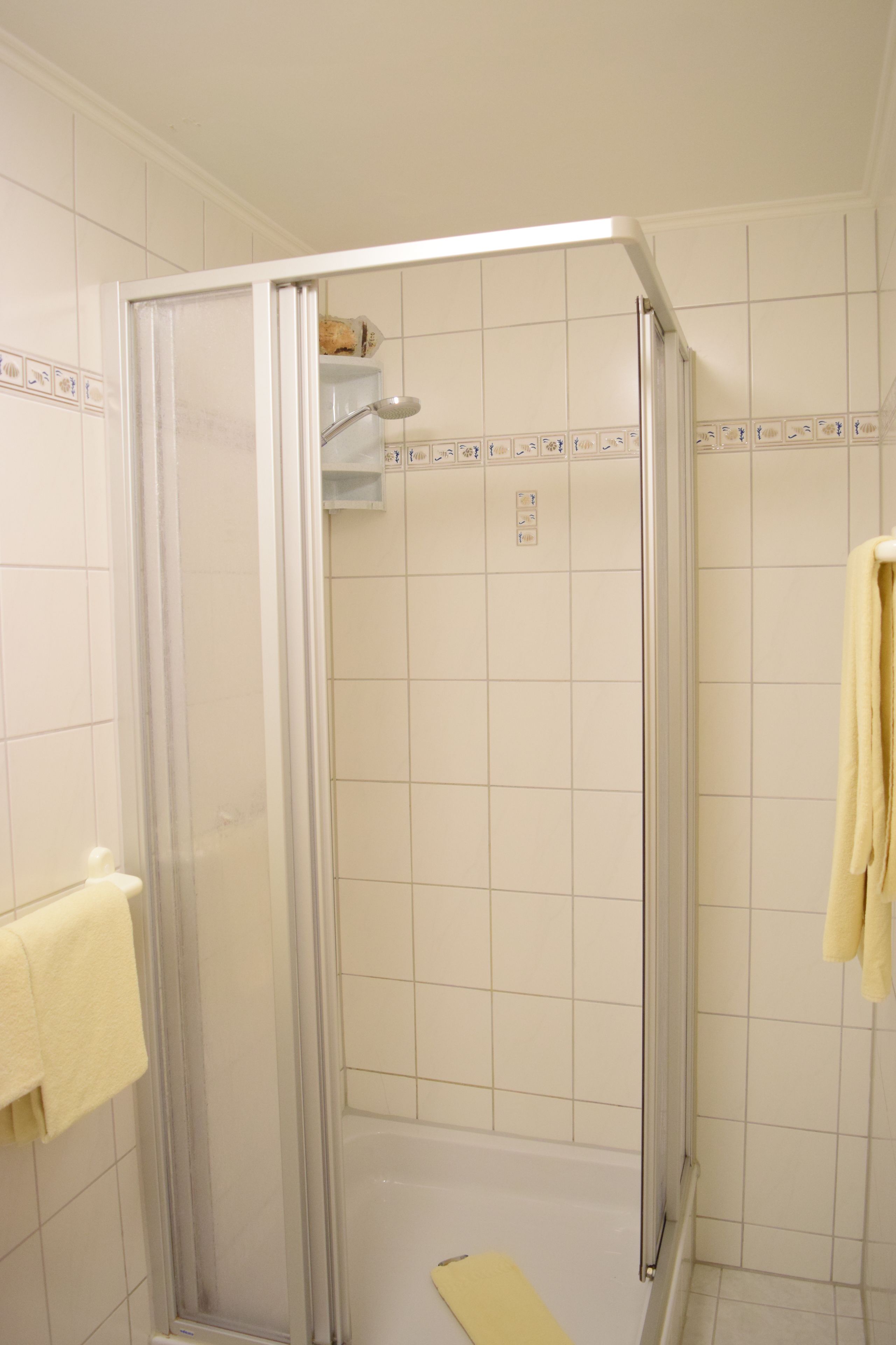 triple room | bathroom | shower, towels