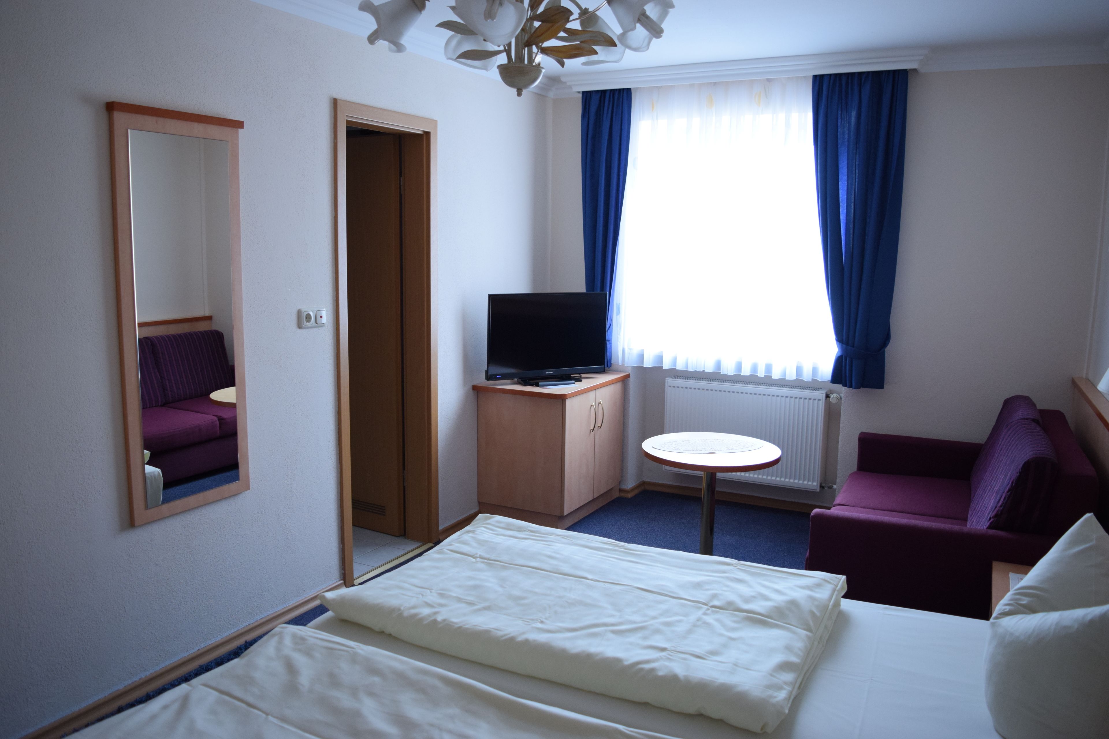 triple room | individually furnished, desk, blackout curtains, iron/ironing board