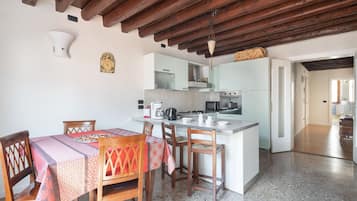 Apartment, 2 Bedrooms | Private kitchen | Full-size fridge, microwave, oven, stovetop