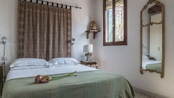 1 bedroom, desk, blackout drapes, iron/ironing board