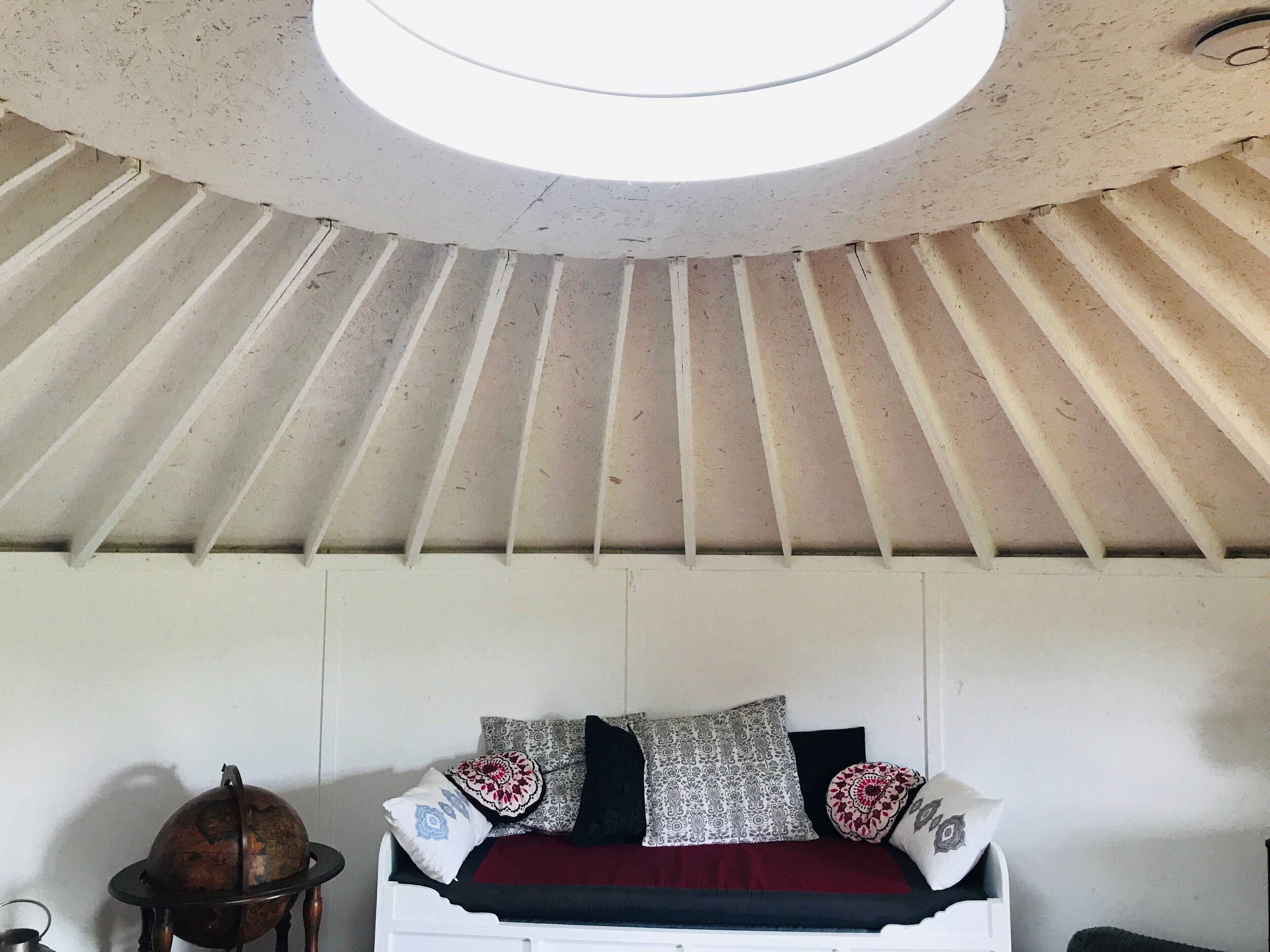 Yurt (Apothecary)  | Living area | Fireplace