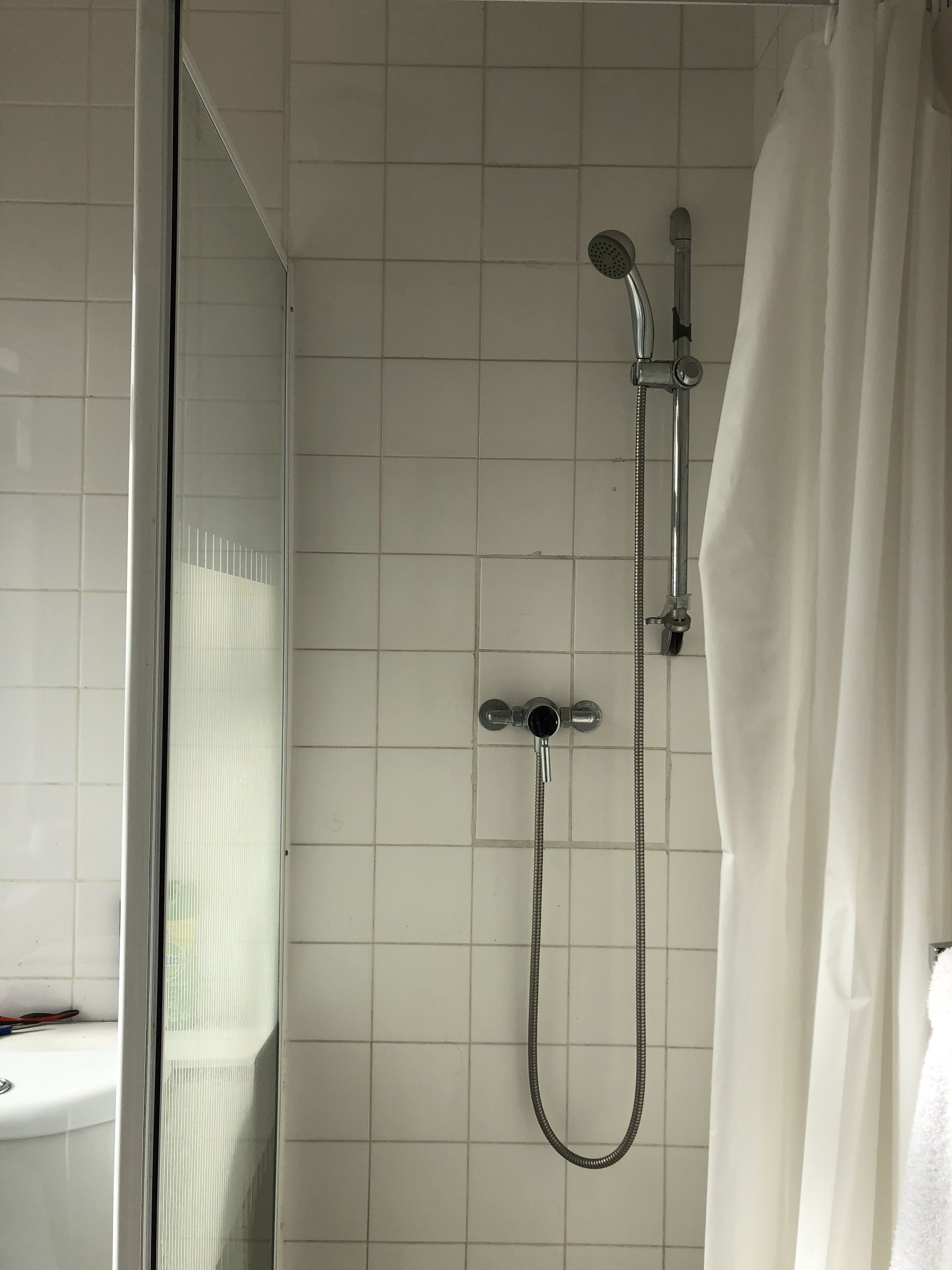 Dusj på badet