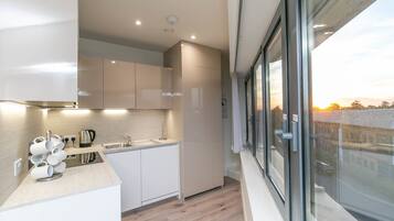 Luxury Apartment, 1 Double Bed with Sofa bed, Accessible, Non Smoking | Individually decorated, individually furnished, laptop workspace