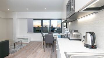 Premier Apartment, 1 Double Bed with Sofa bed, Accessible, Non Smoking | Individually decorated, individually furnished, laptop workspace