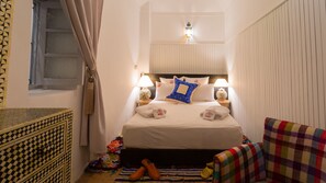 Superior Double Room | Blackout drapes, iron/ironing board, free WiFi, bed sheets - Riad Ramz (Marrakech)