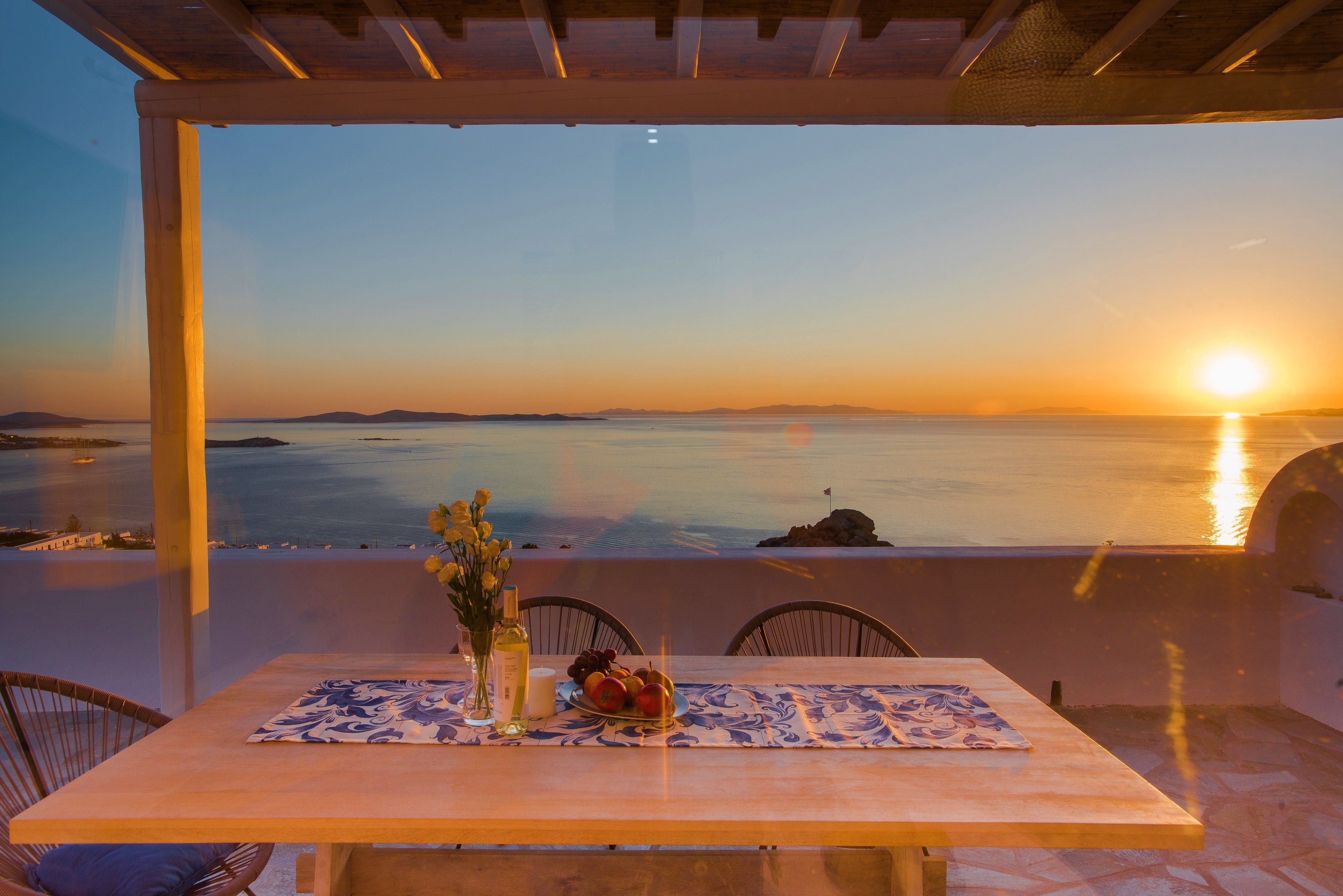 panoramic house, 2 bedrooms, sea view | balcony view