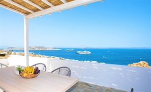 Panoramic House, 2 Bedrooms, Sea View | Beach/ocean view - Sugar Blue (Mykonos)