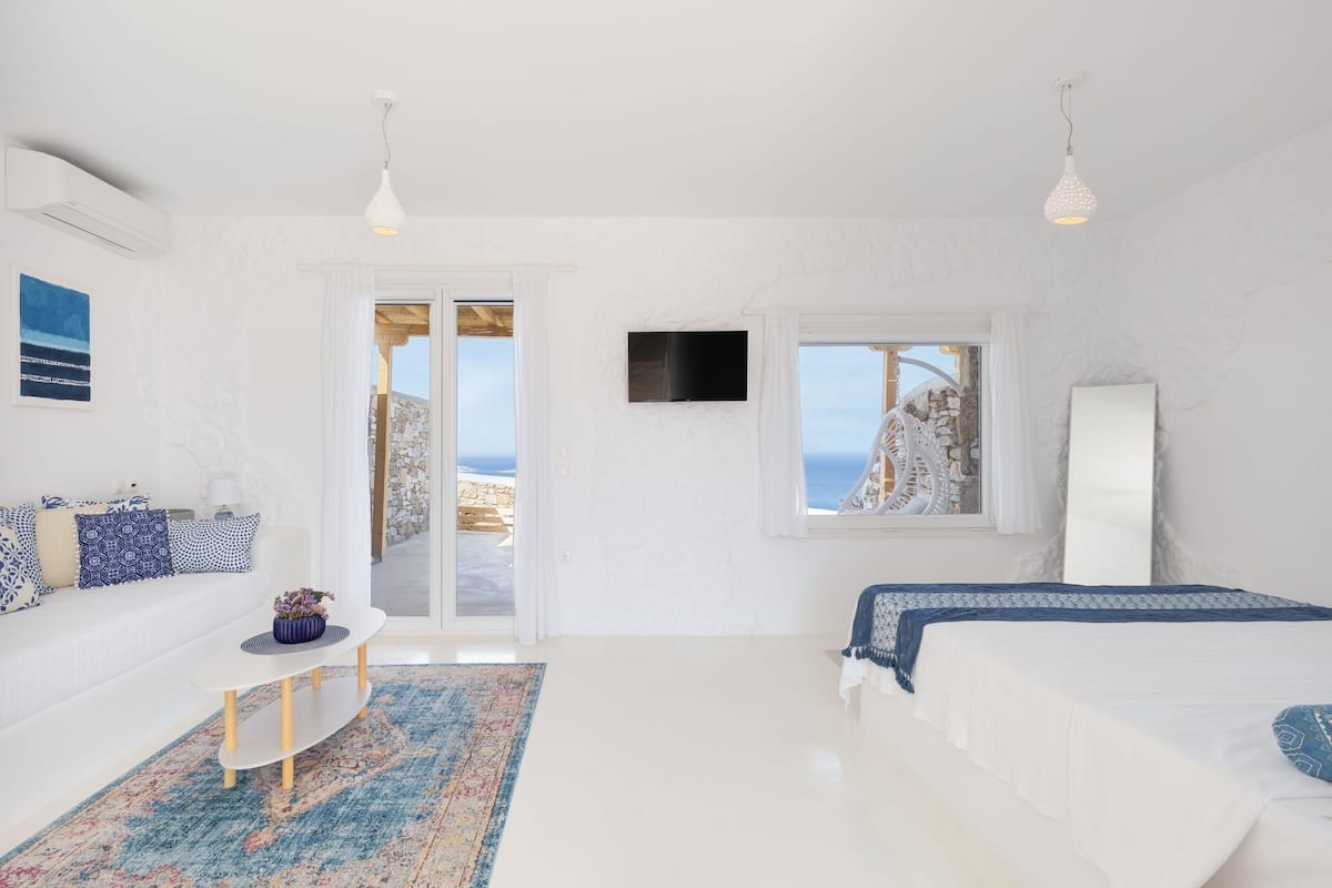 Studio, vue mer | Coffres-forts dans les chambres, décoration personnalisée