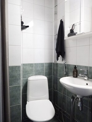 City Studio | Bathroom | Hair dryer, towels