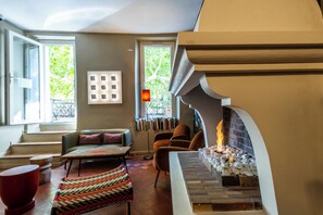 Lobby lounge - Hôtel  Burrhus (Vaison-la-Romaine)