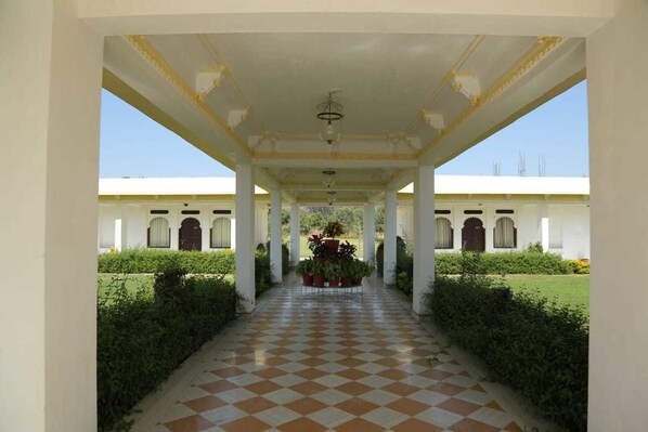 Interior entrance