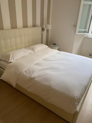 Lençóis italianos Frette, edredons de pluma