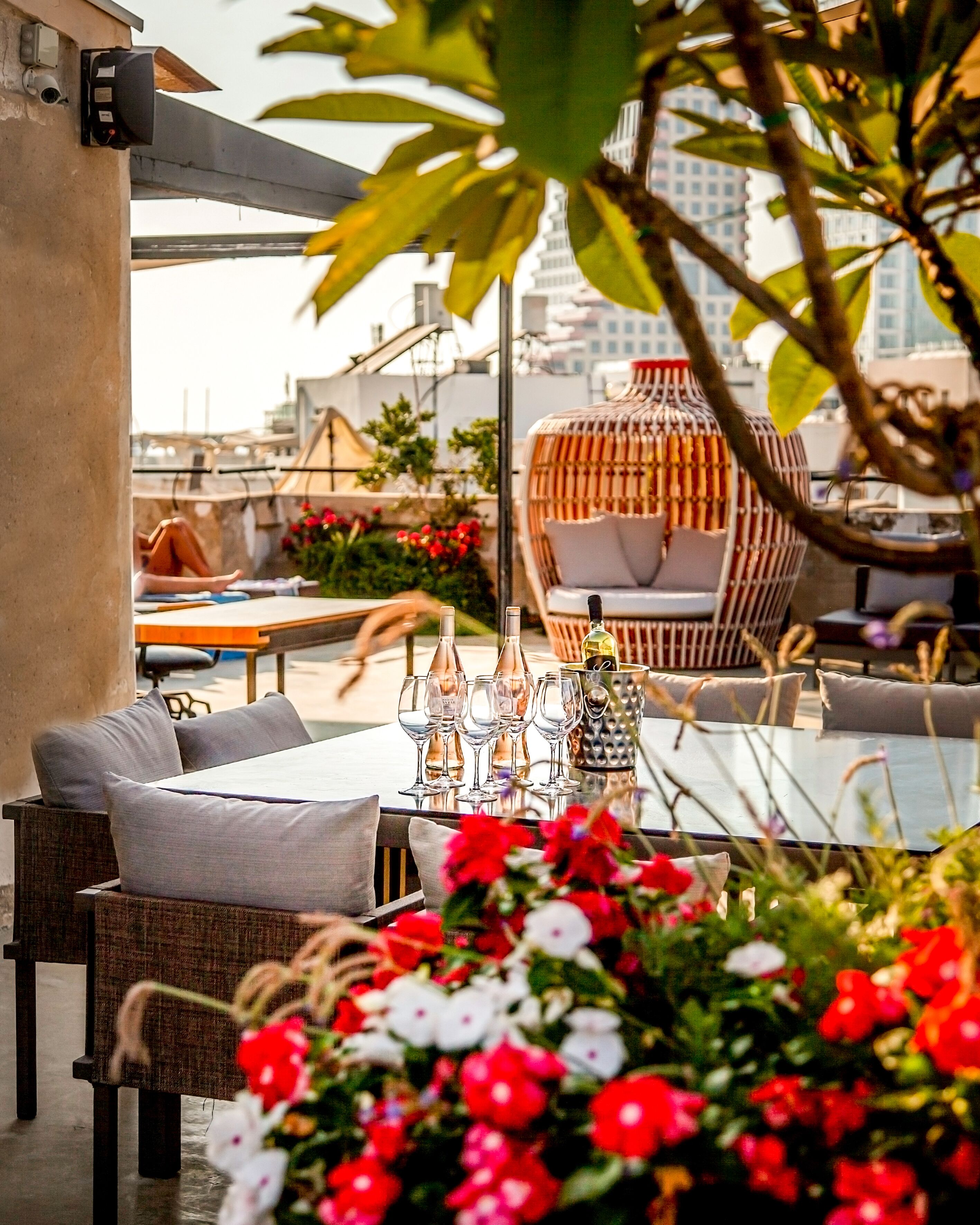 Rooftop terrace