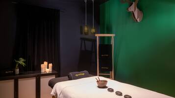 Couples treatment rooms, hot stone massages, deep-tissue massages