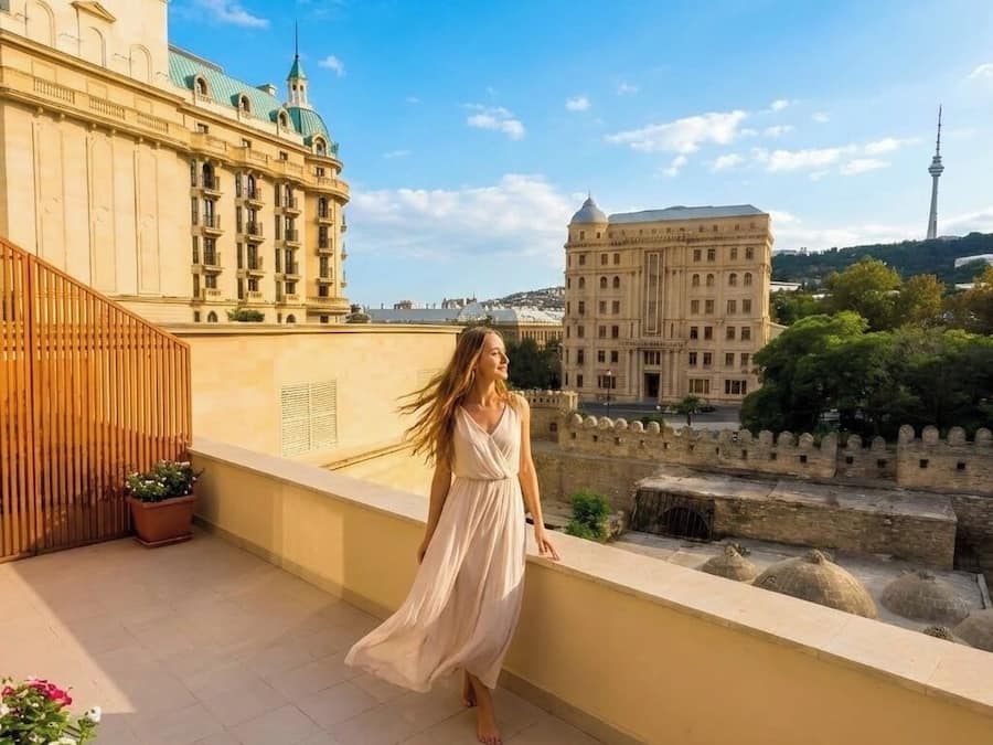 Quarto casal superior, sacada | Roupas de cama de algodão egípcio, roupas de cama premium