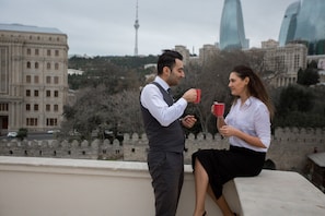 View from property - DaVinci Hotel (Baku)