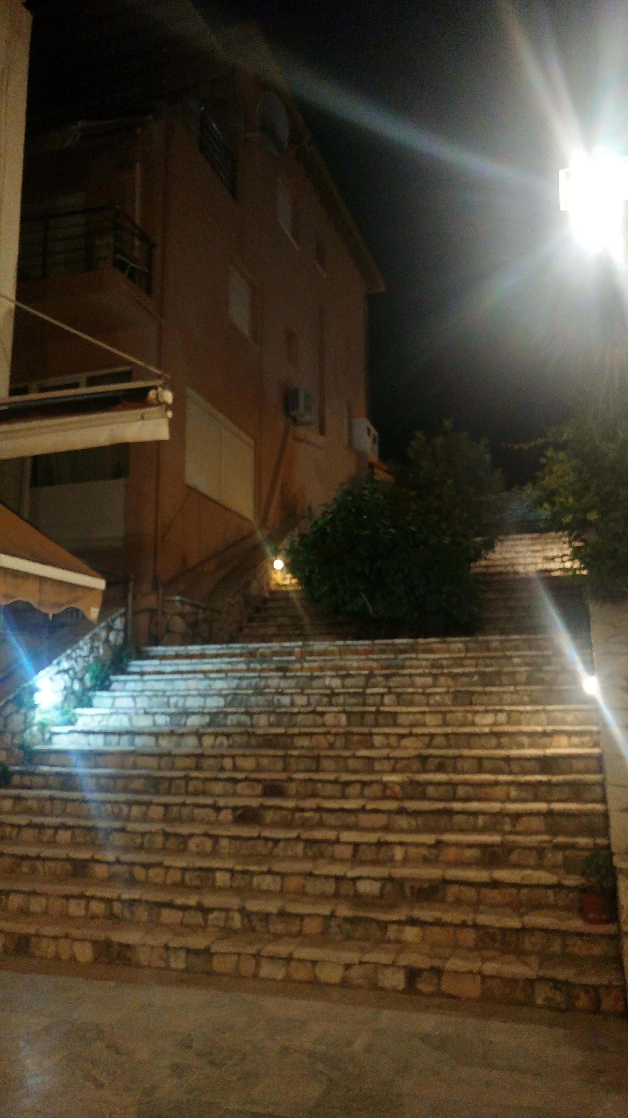 Front of property – evening/night