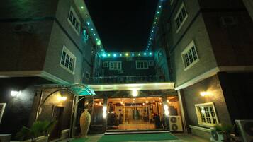 Front of property - evening/night