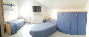 Departamento familiar, 3 habitaciones, para no fumadores | Escritorio, wifi gratis y ropa de cama