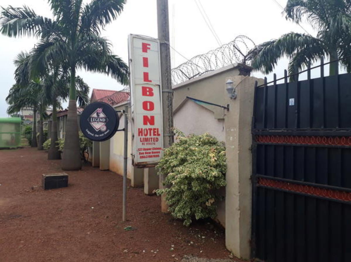 Entrada de l'allotjament