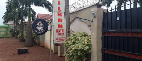 Entrada de l'allotjament