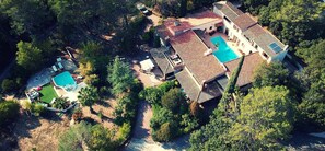 Aerial view - Le Patio Bleu (La Crau)