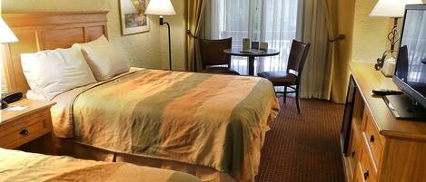 Double Room, 2 Double Beds, Non Smoking | Individually decorated, individually furnished, blackout drapes