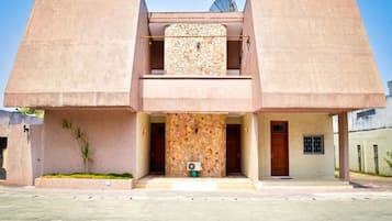 Fassade der Unterkunft