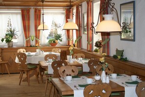 Daily buffet breakfast (EUR 10 per person)