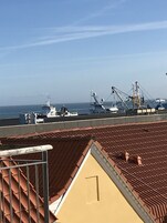 Panoramic Apartment, 2 Twin Beds, Accessible, Sea View | Terrace/patio