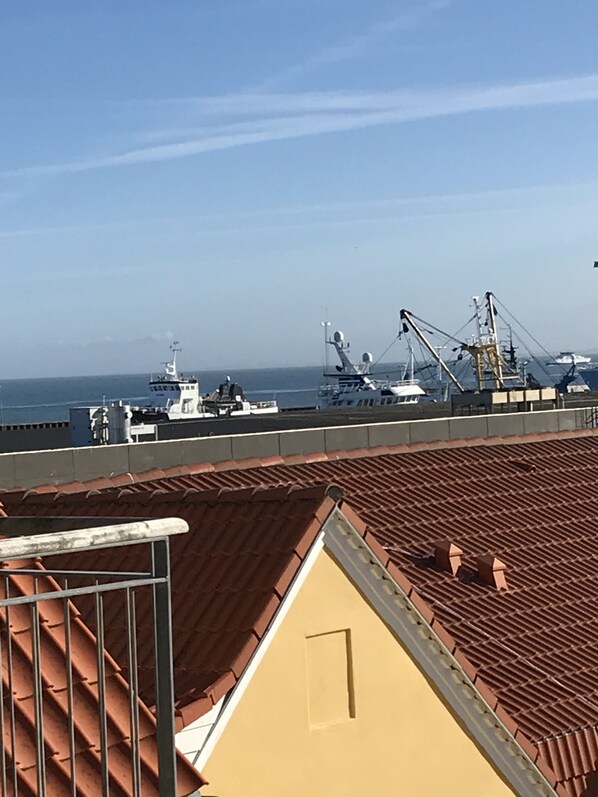 Panoramic Apartment, 2 Twin Beds, Accessible, Sea View | Terrace/patio - Seaside Hotel Thyborøn (Thyborøn)