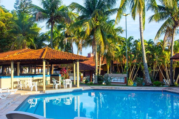 Indoor pool, outdoor pool