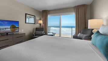 One Bedroom Suite with Ocean View | 1 bedroom, blackout drapes, free WiFi, bed sheets