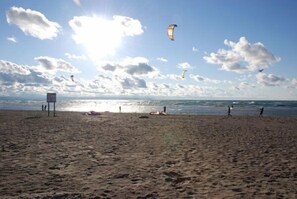 On the beach