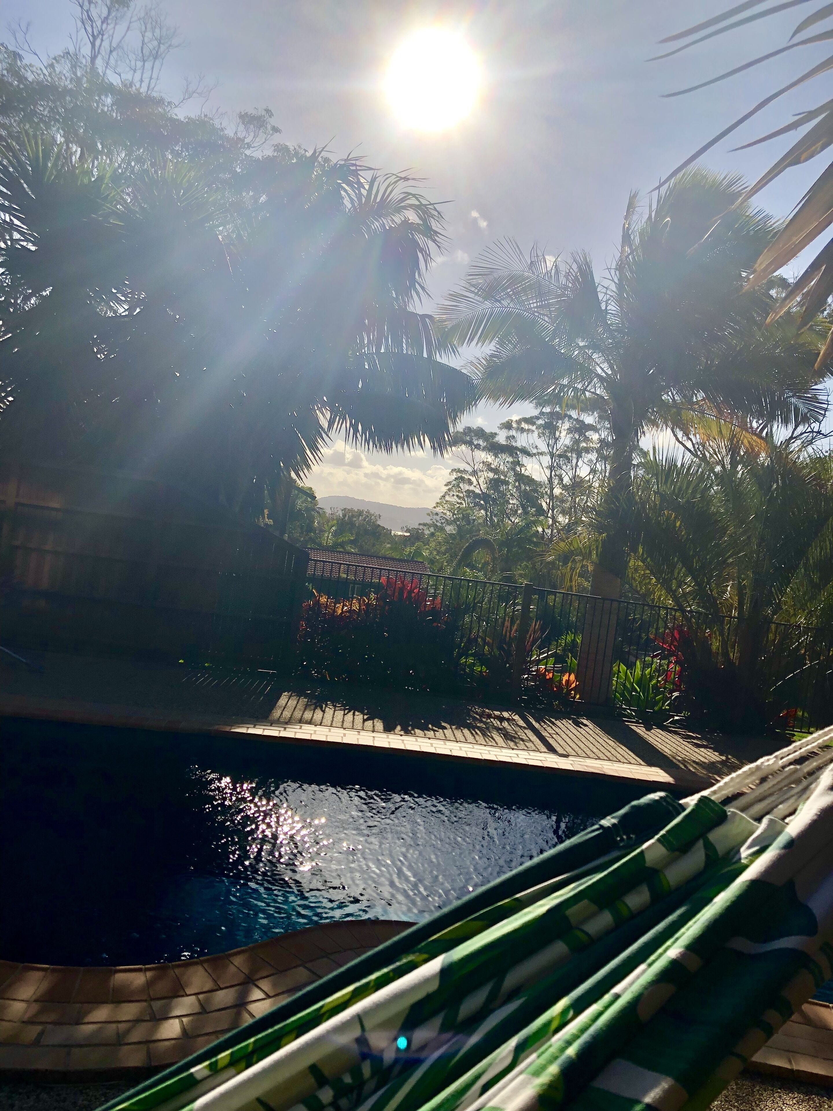 View from the hammocks
