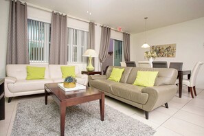 TV, DVD player, stereo, offices