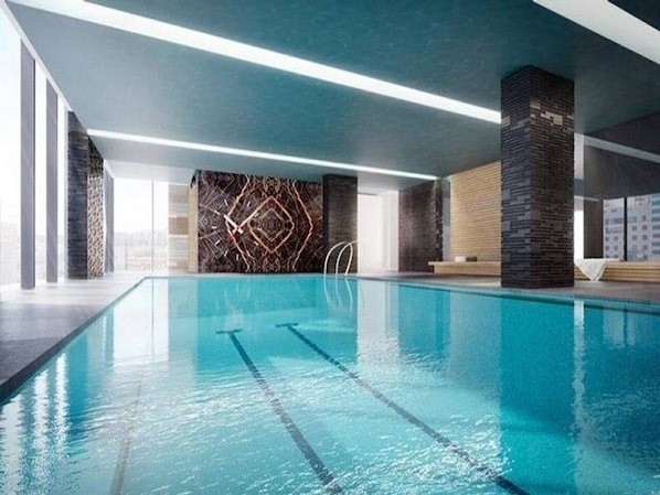 Indoor pool, a heated pool - Fantastic Melbourne CBD Apartment (Melbourne)