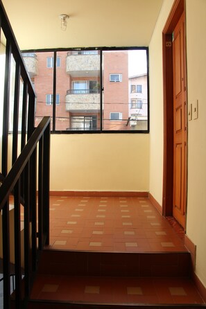 Interior entrance