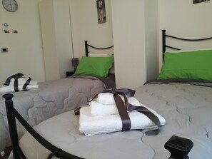 2 bedrooms, in-room safe, iron/ironing board, WiFi