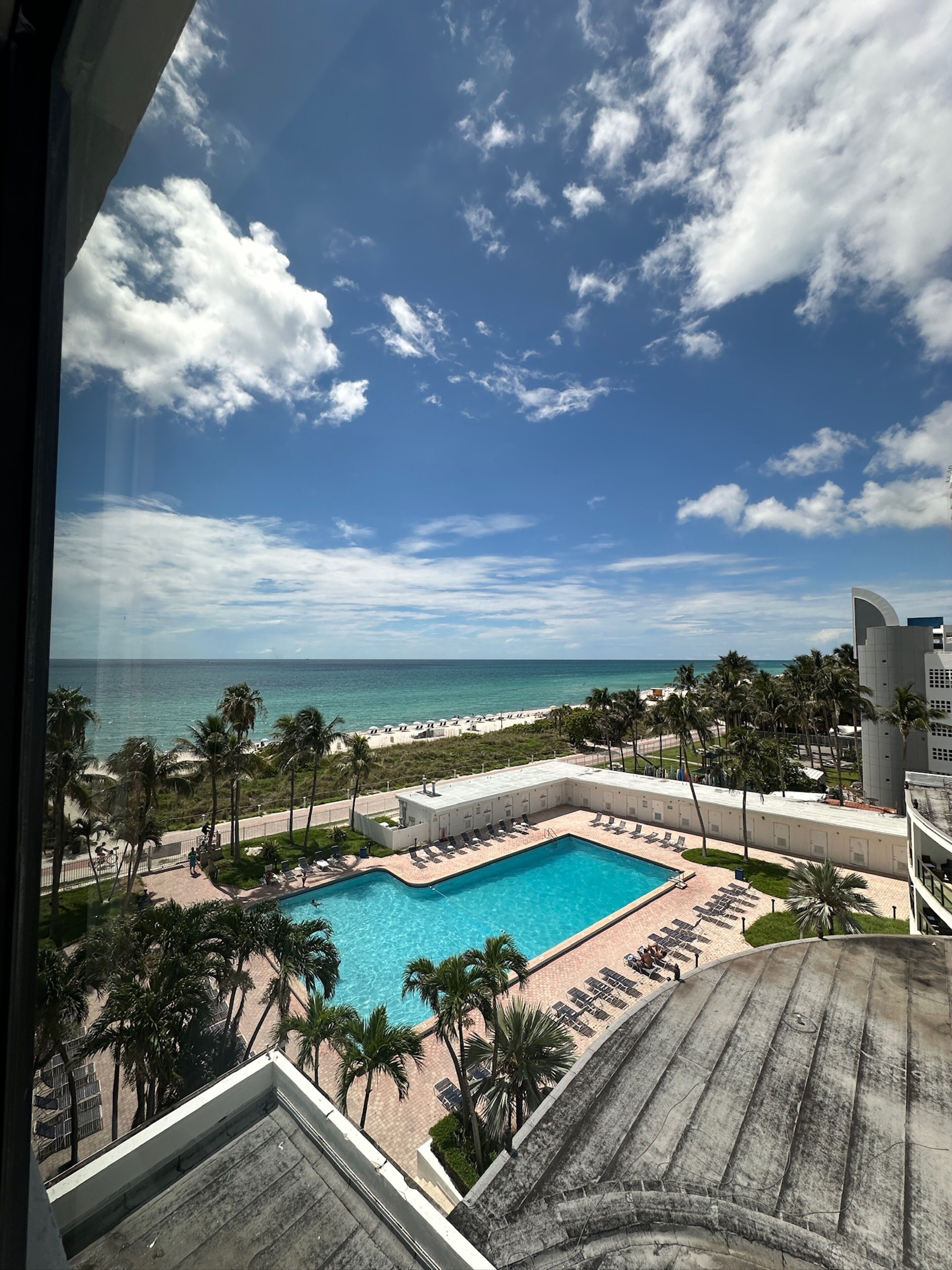 Family Studio, 2 Double Beds, Non Smoking, Partial Sea View | View from room